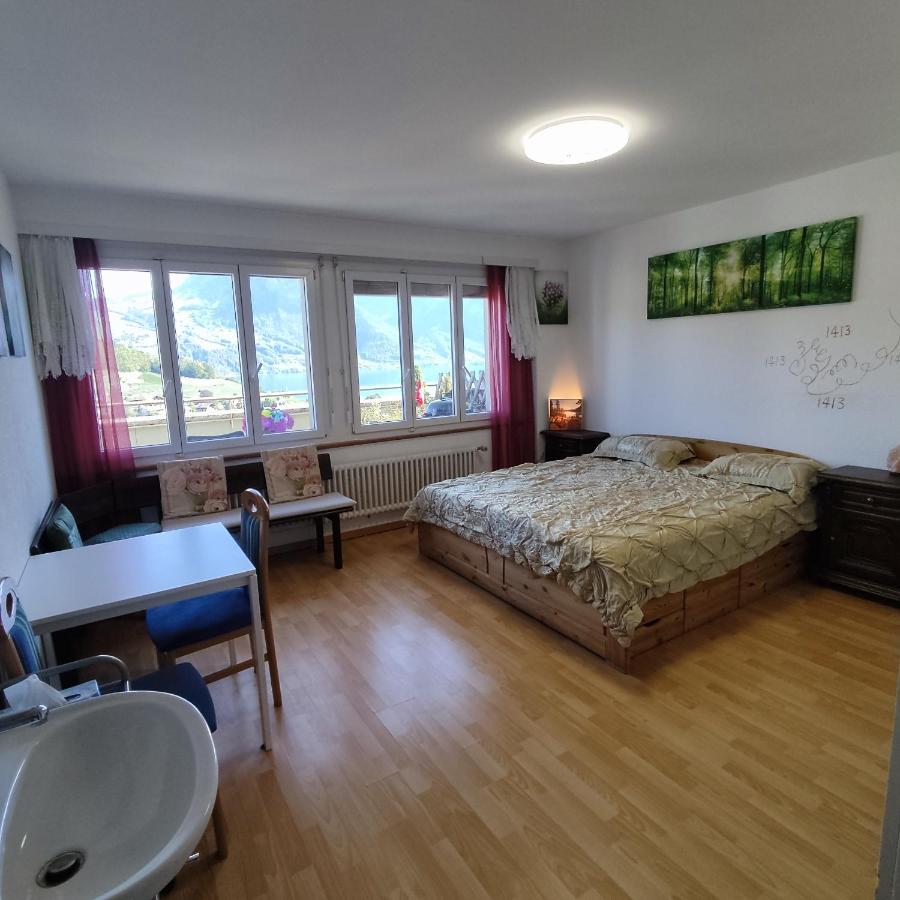 Spiez Lakeview By The Station Room A Exteriör bild